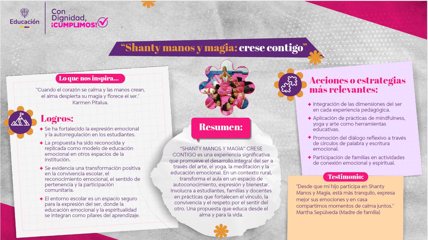 SHANTY MANOS Y MAGIA: CRESE CONTIGO