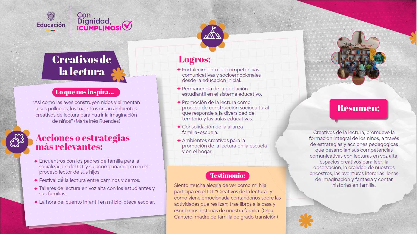 Creativos de la lectura 
