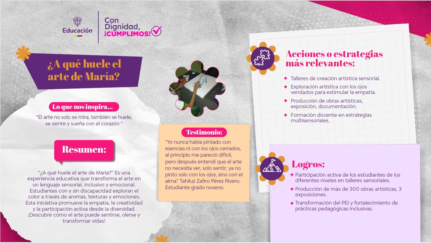 ¿A qué huele el arte de María?  