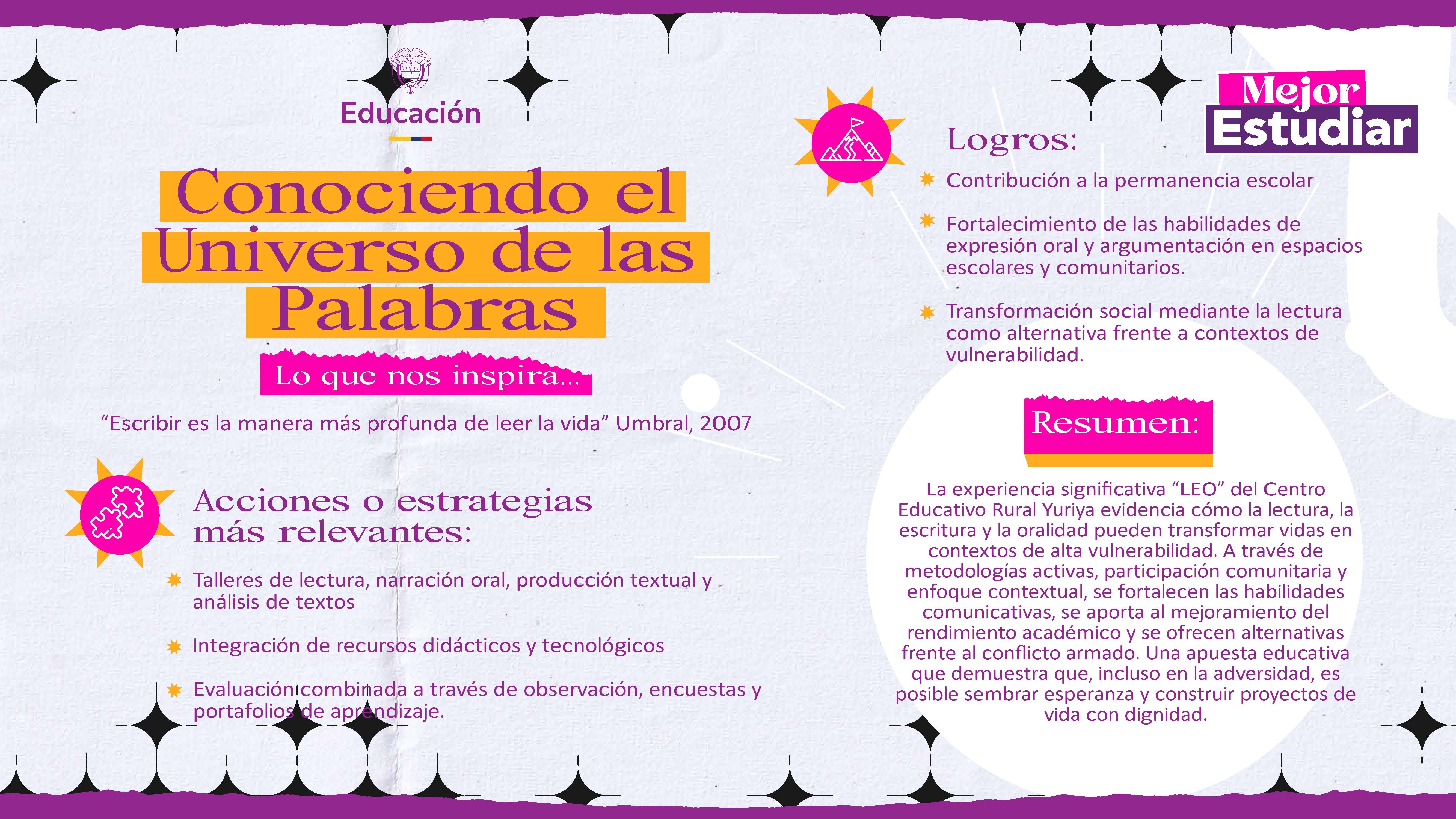 ES Conociendo el universo de las palabras