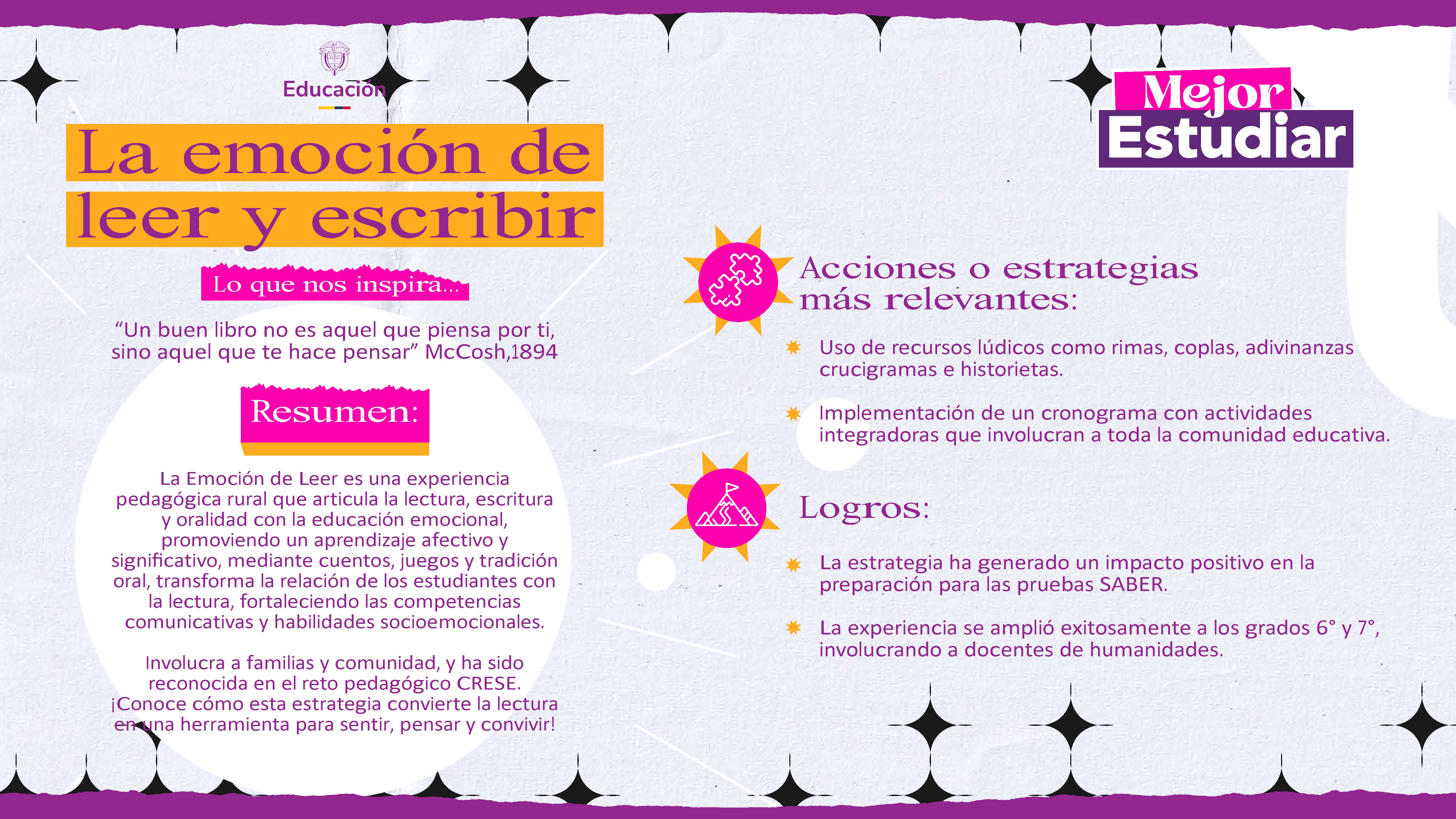 ES La emoción de leer y escribir