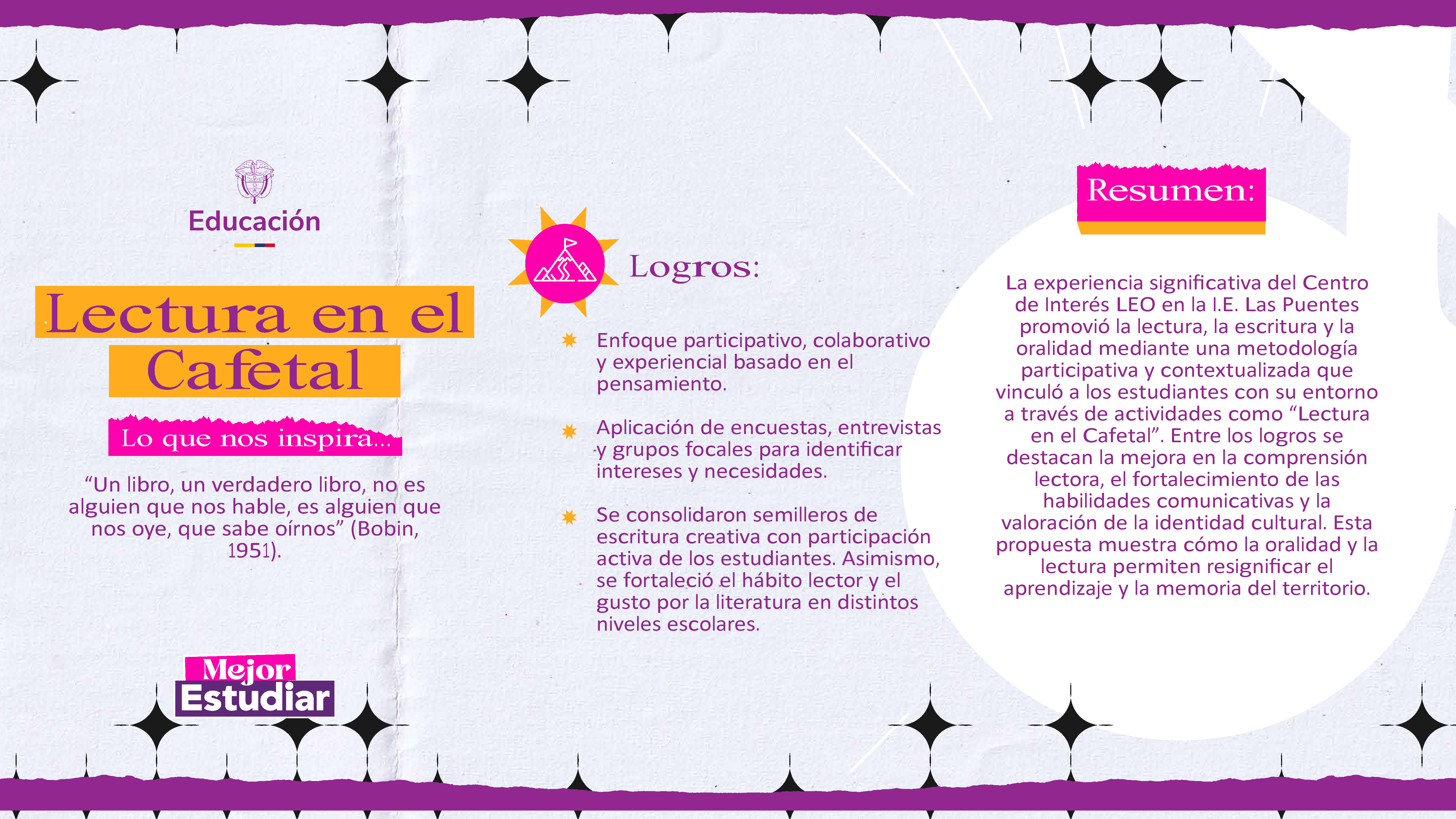 Lectura en el cafetal