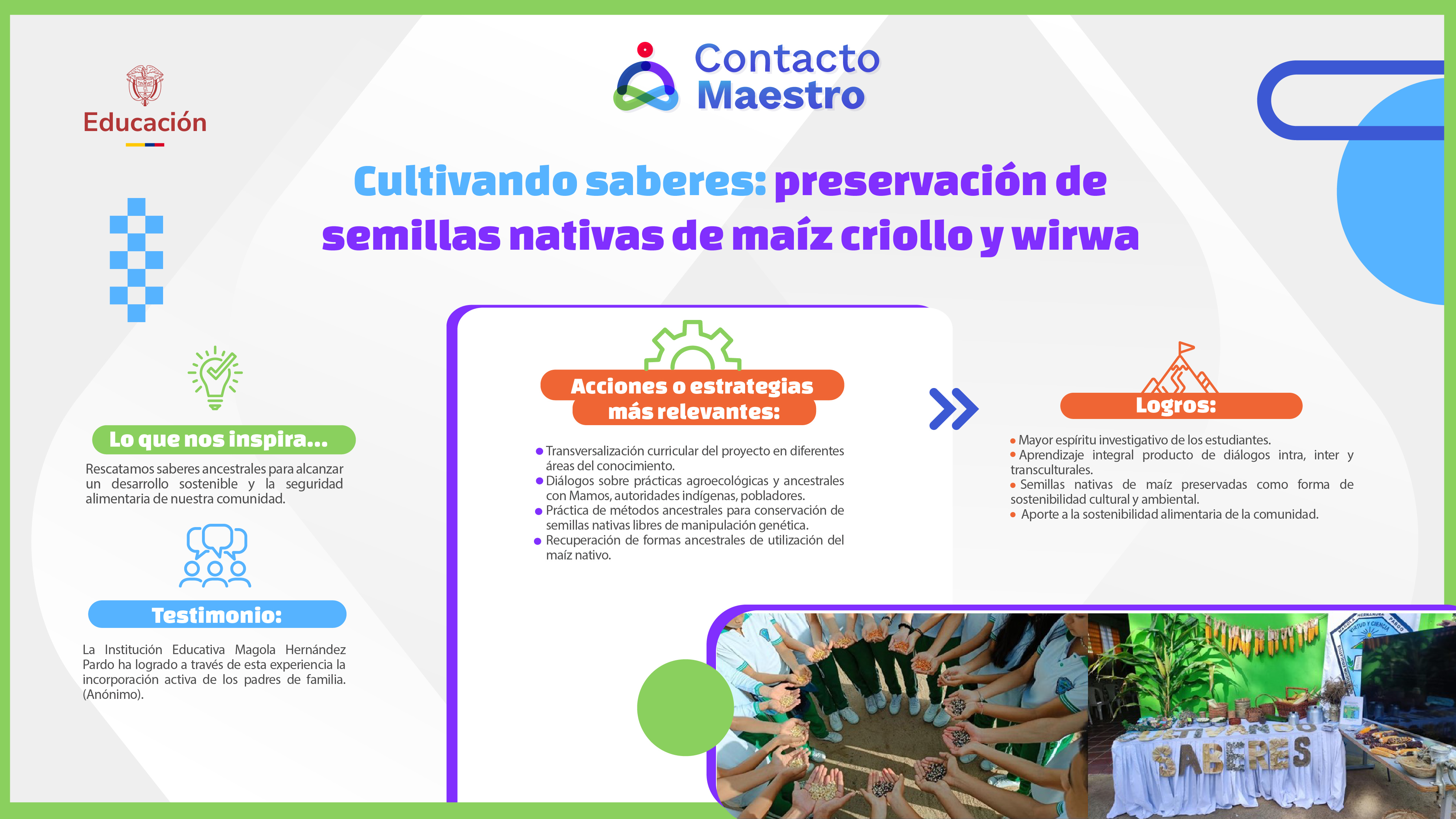 Experiencias _Cultivado saberes