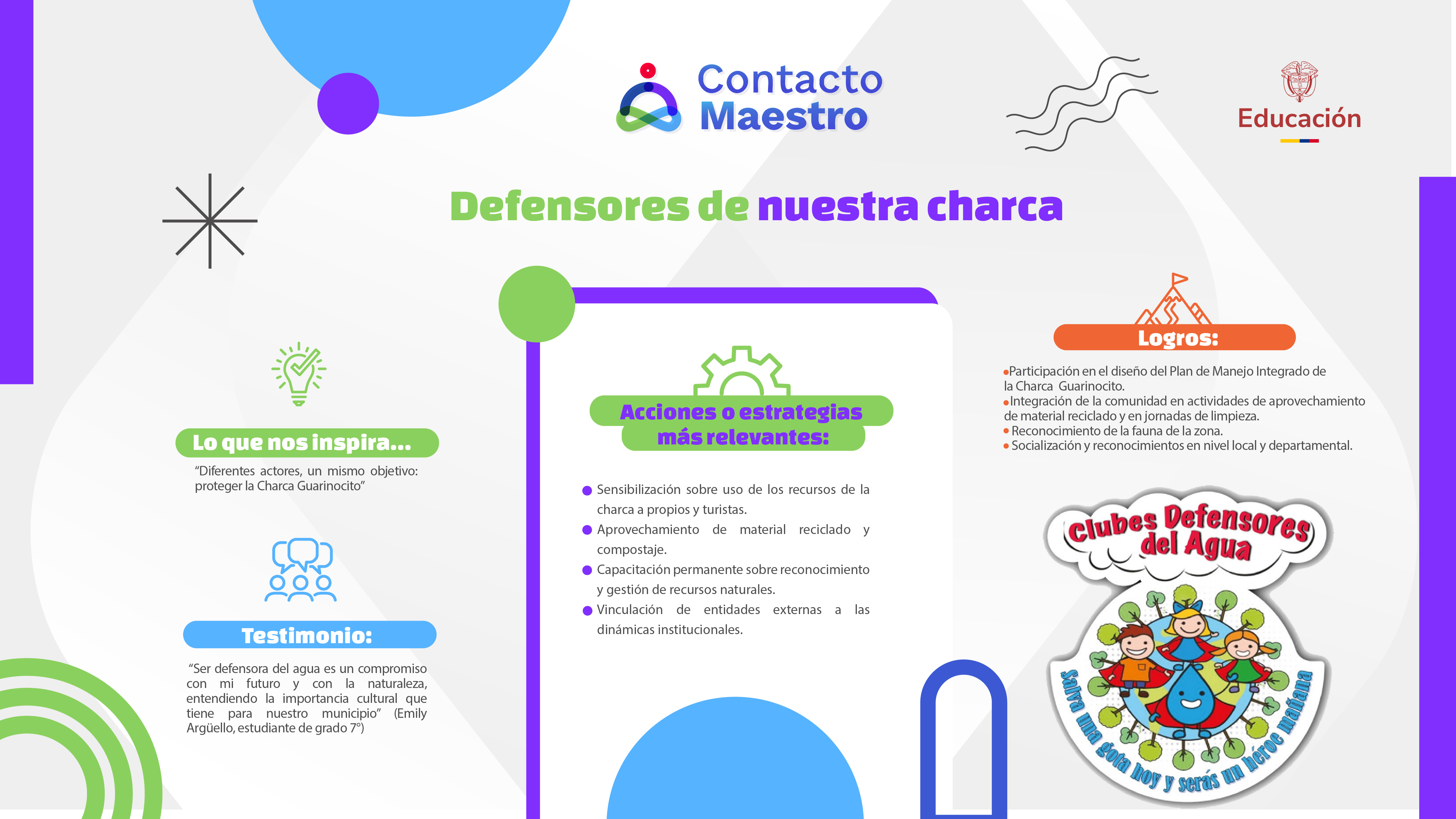 Experiencias _Defensores de nuestra charca