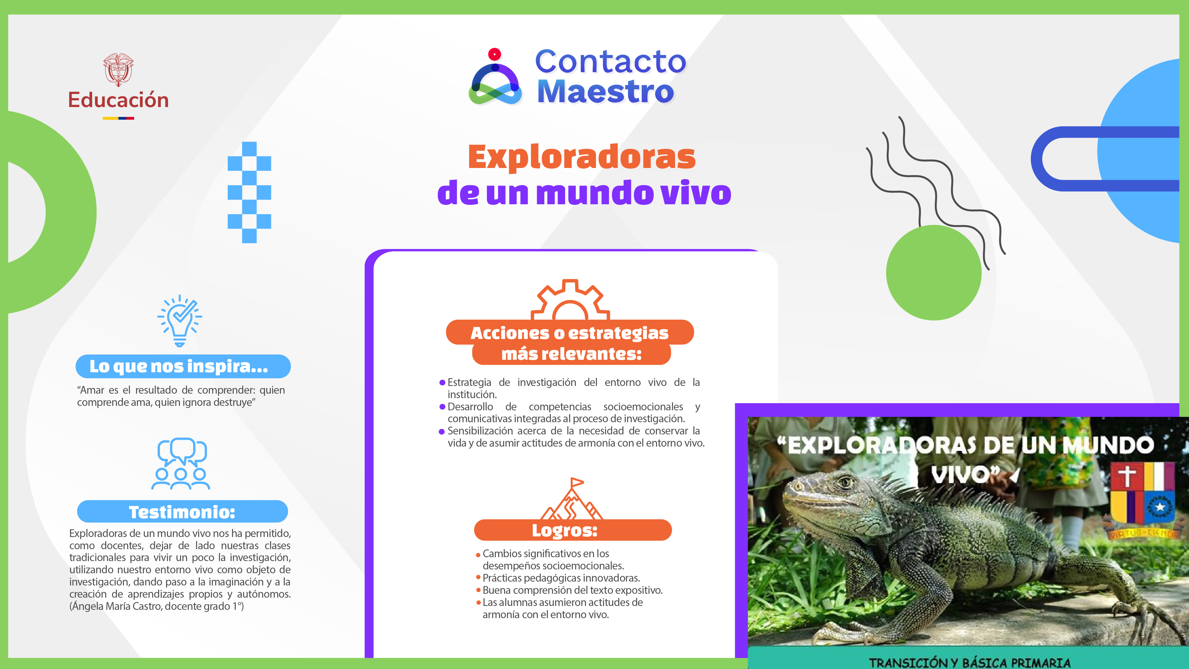 Experiencias _Exploradoras de un mundo vivo 