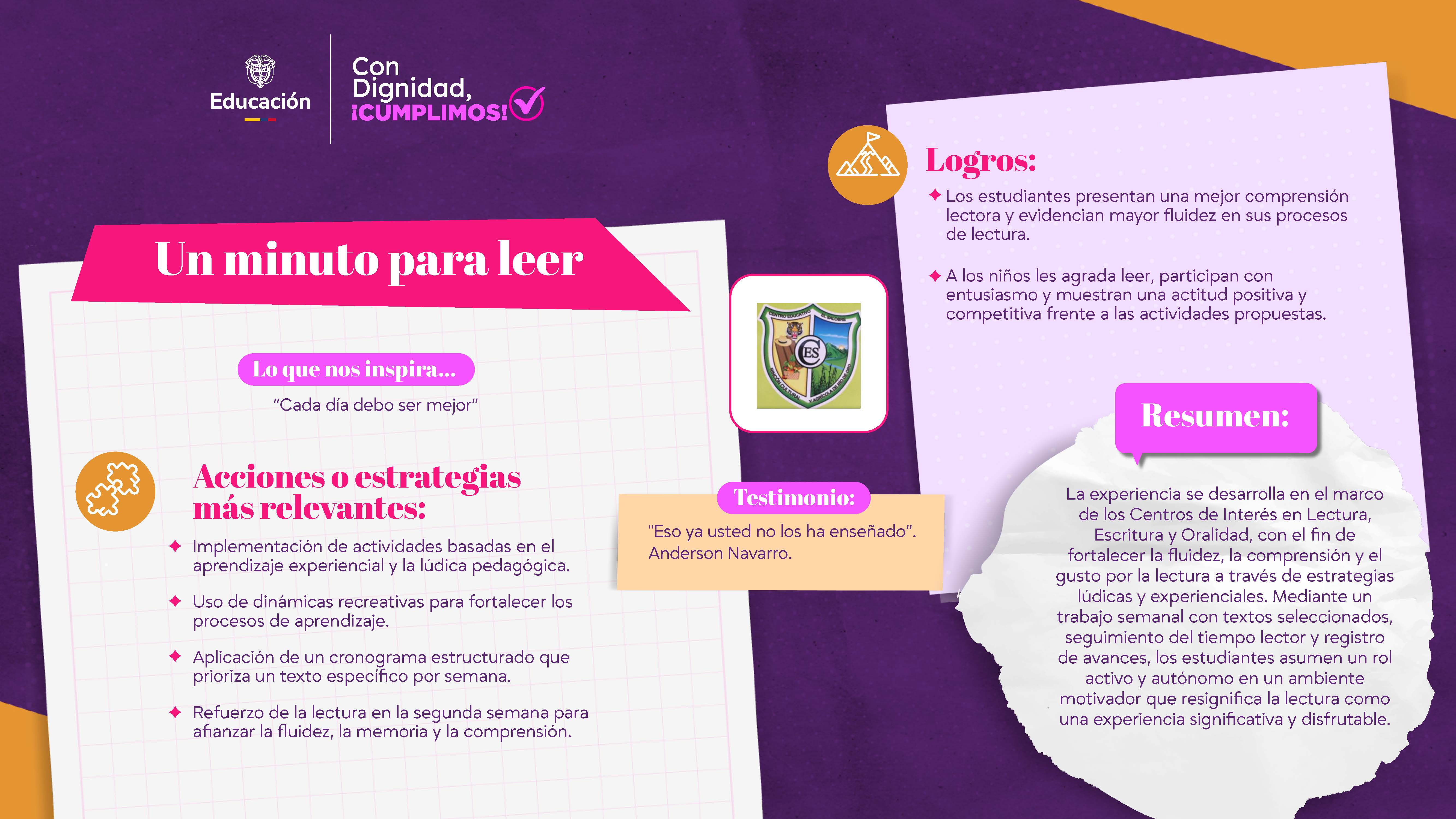 Un minuto para leer