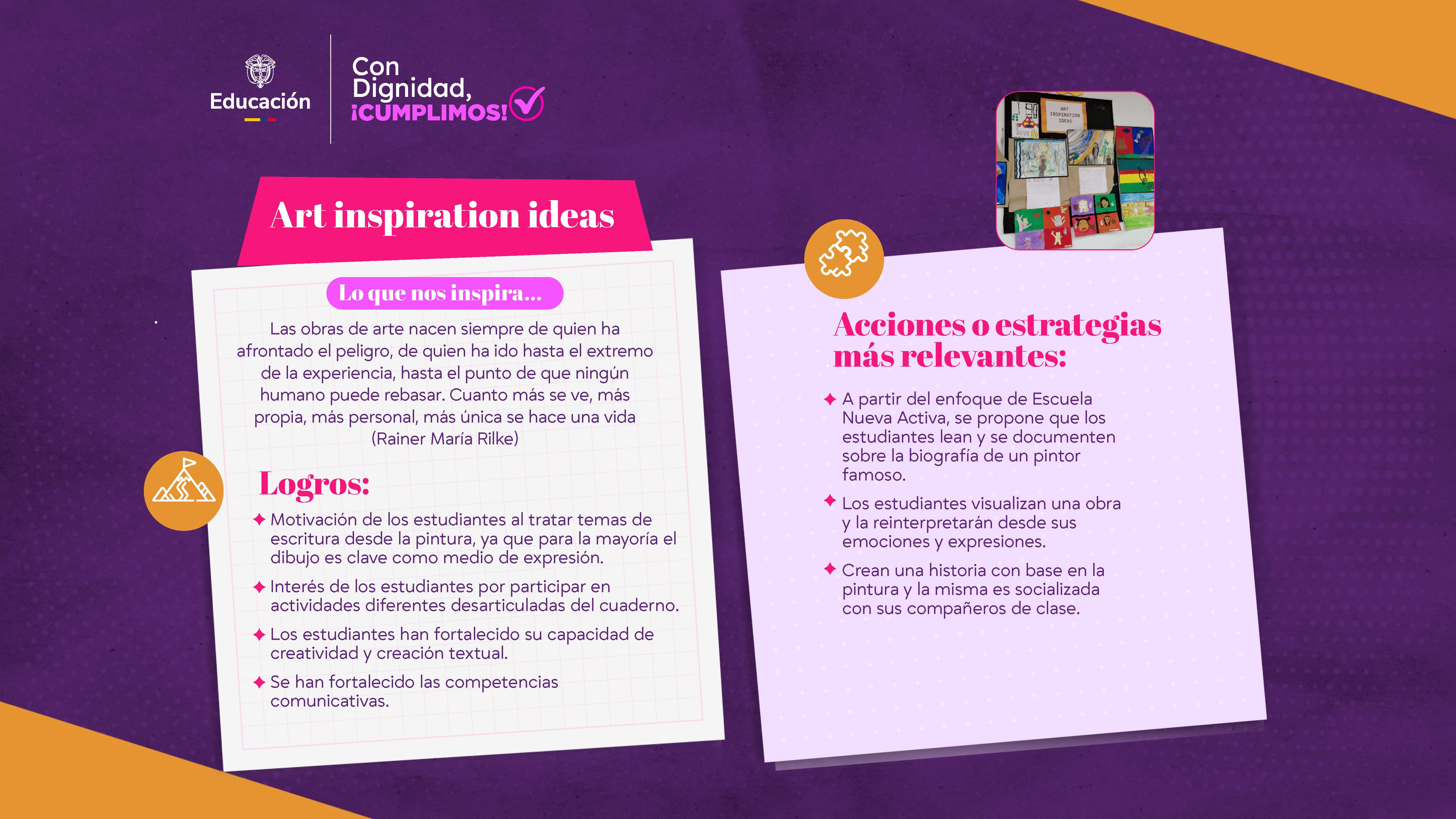 Art inspiration ideas