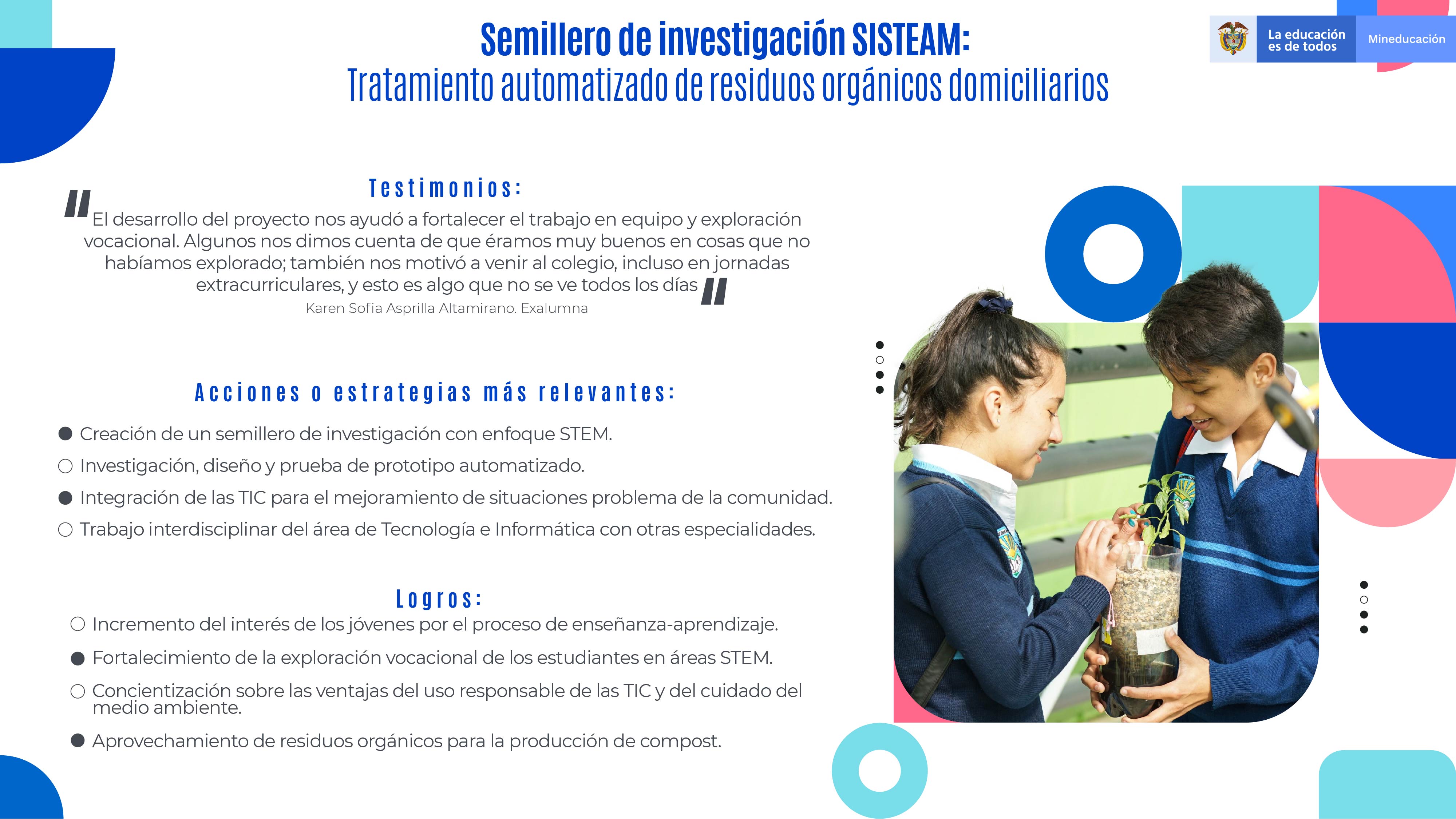 Infografía Proyecto SISTEAM