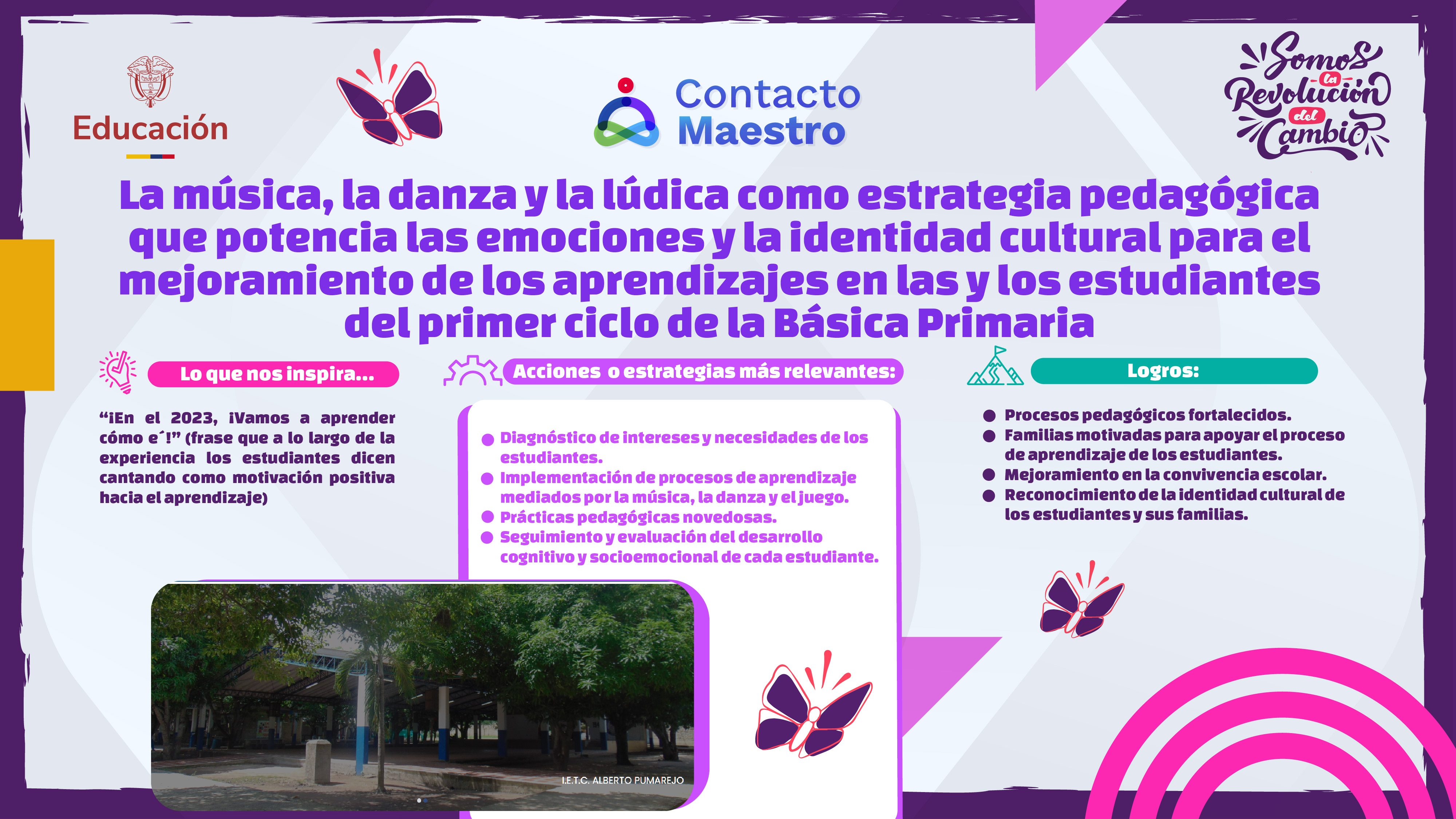 La música, la danza y la lúdica como estrategia pedagógica que potencia las emociones y la identidad cultural para el mejoramiento de los aprendizajes en las y los estudiantes del primer ciclo de la Básica Primaria