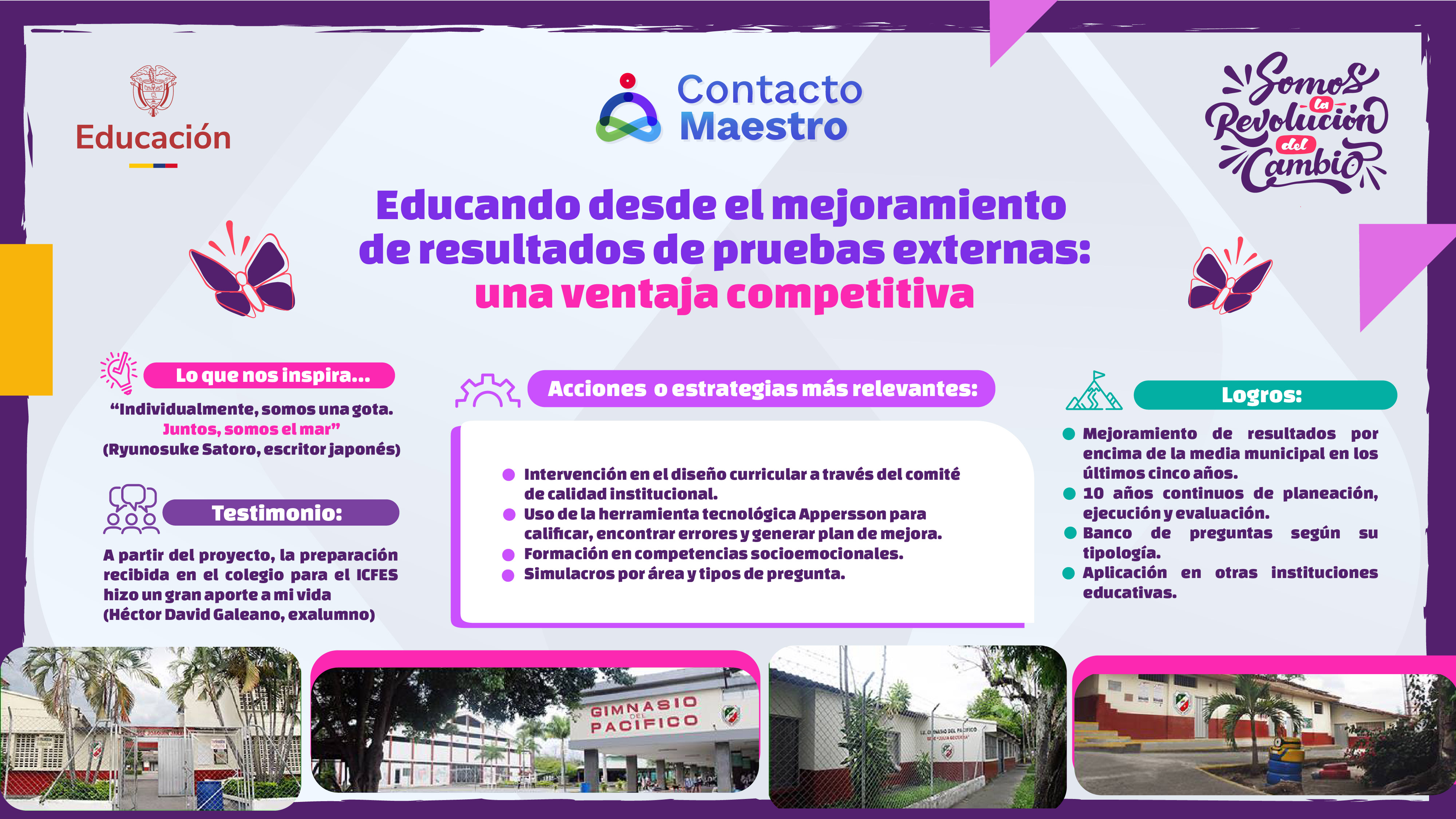 Educando desde el mejoramiento de resultados de pruebas externas