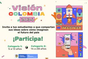 Ilustraciones Ecard Visión Colombia 2034 del Departamento Nacional de Planeación