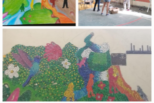 Mural muestra Experiecia