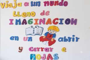 Viajemos a un mundo de imaginación de letras en un abrir y cerrar de hojas