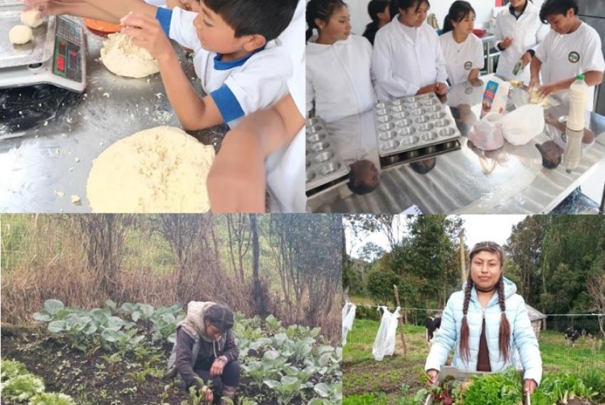 Estudiantes de la experiencia significativa