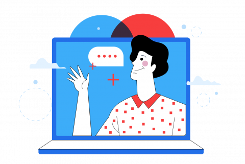 Ilustración de formación continua