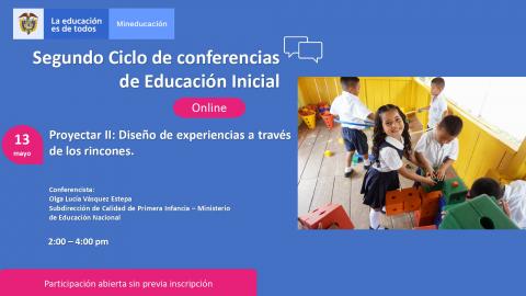 Fotografía niños jugando. Ecard invitación al webinar