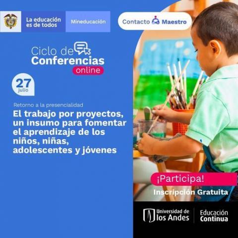 Fotografía niño en la escuela ecard webinar 27 de julio
