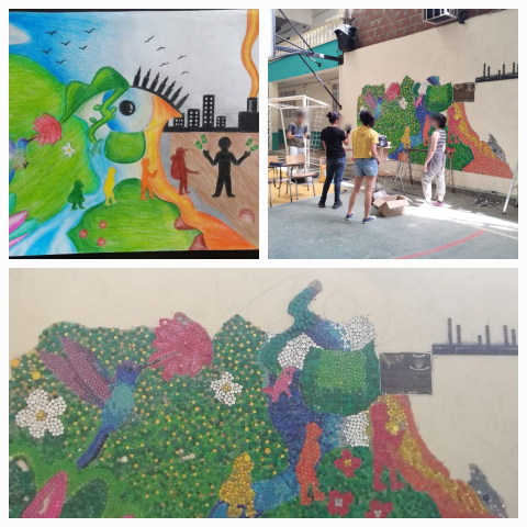 Mural muestra Experiecia