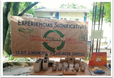 El reciclaje, una estrategia de Educación Ambiental para fortalecer los valores ecológicos y la sana convivencia en la I.E.T.D. Lorencita Villegas de Santos de El Banco, Magdalena