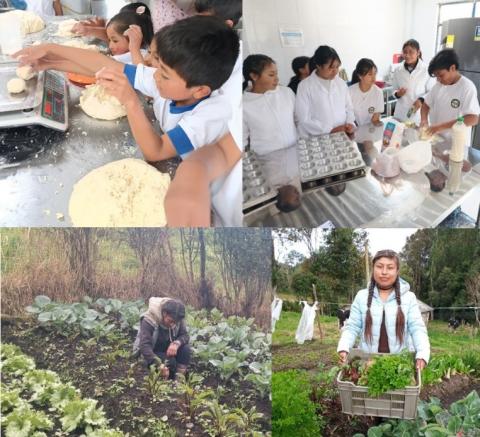 Estudiantes de la experiencia significativa