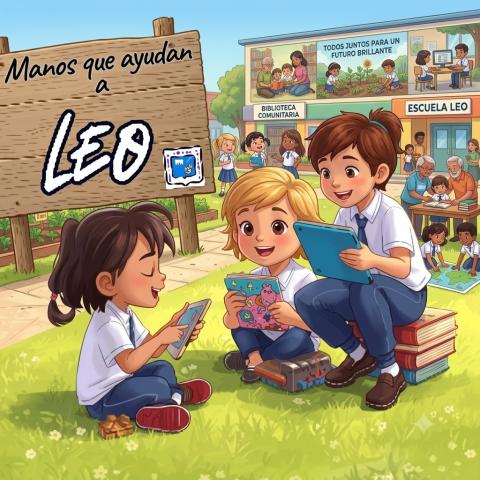 Manos que ayudan a Leo