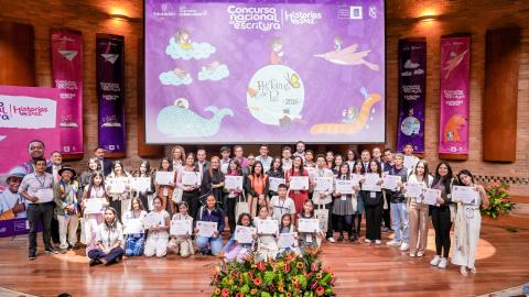 El Concurso Nacional de Escritura premia a 40 autores de Colombia, cuyas historias de paz quedarán en la memoria
