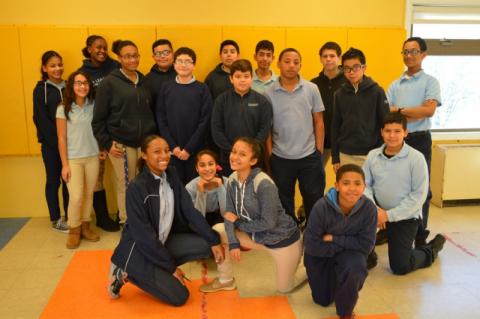 Estudiantes de Central Falls Schools. Tomada de http://www.centralfallsri.u