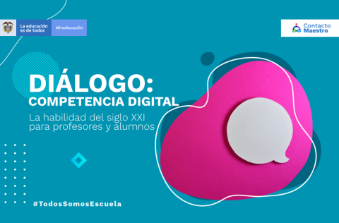 Una nube de texto simulando conversación