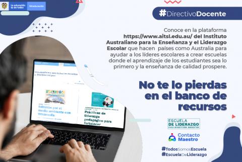 Conoce la plataforma australiana para la Enseñanza y el Liderazgo Escolar