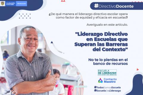 Liderazgo directivo en Escuelas que superan las barreras
