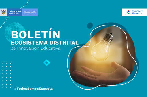 una mano y un bombillo alumbrando