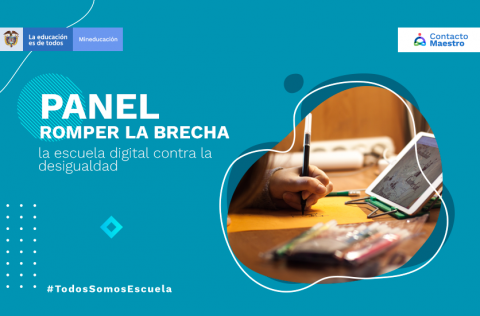 mano de niño dibujando y al frente una tableta