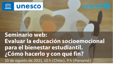 Ecard seminario web UNESCO-UNICEF educación socioemocional