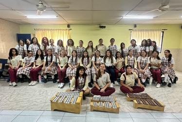 La música territorio sonoro transformador social-Programa Coro Ángellus 
