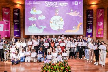 El Concurso Nacional de Escritura premia a 40 autores de Colombia, cuyas historias de paz quedarán en la memoria